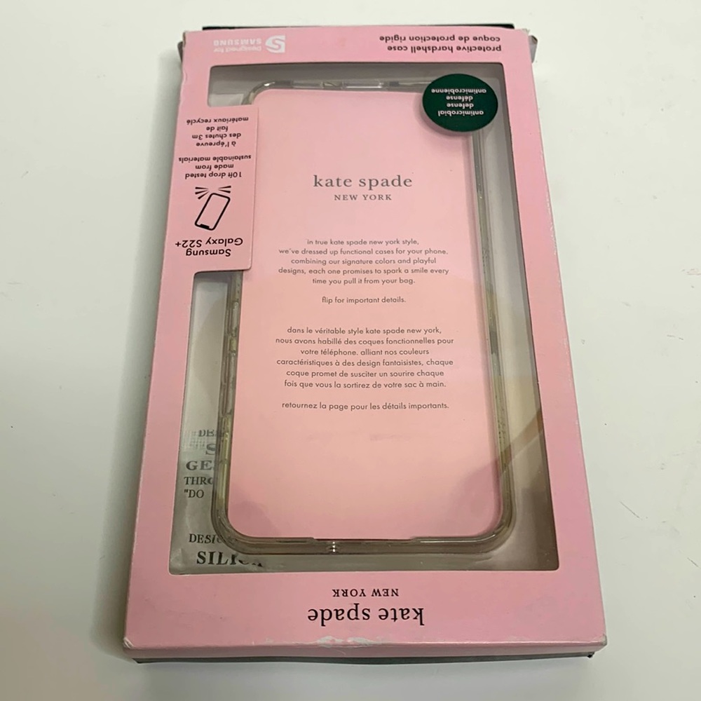 Kate Spade | Samsung Galaxy Clear Hard Defense Protective Hardshell Case NWT